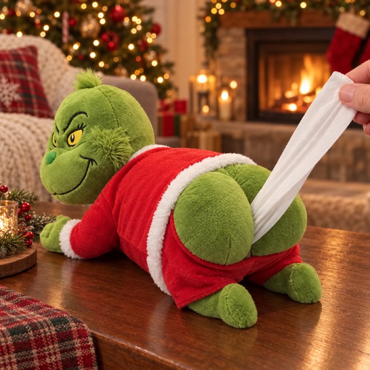 Grinch Tush Tissue Holder photo 3