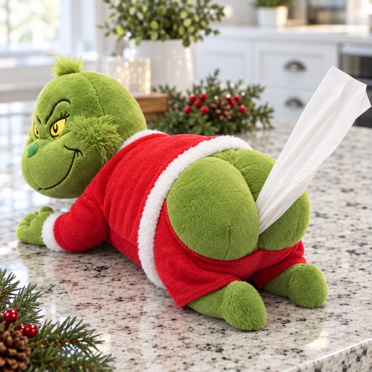 Grinch Tush Tissue Holder photo 4