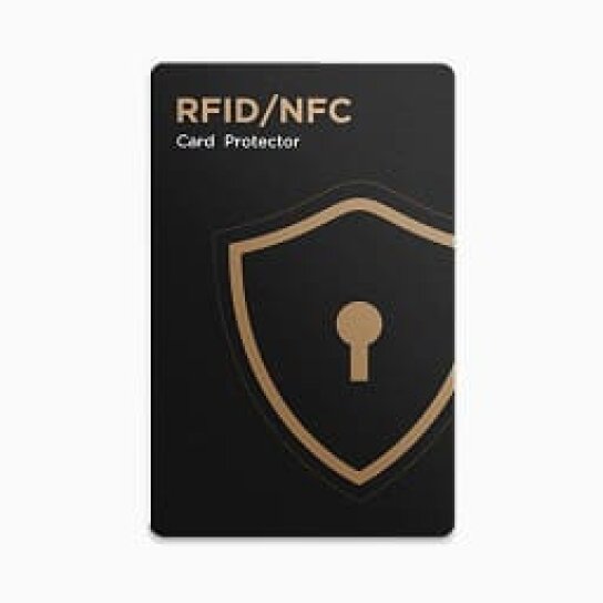 Guardality card protecting a wallet
